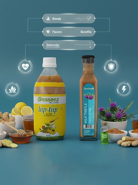 Flexible natural health drink formulations that support brand goals with the tested ingredient blends