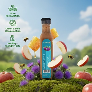 LiverSenz liver detox juice boosts cleansing, improves digestion, & supports natural liver function.