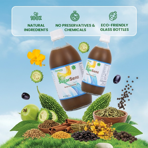 SugarSenz  natural herbal drink for healthy sugar control and daily glucose balance in Tamil Nadu
