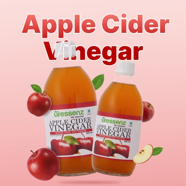 Natural apple cider vinegar with the mother supports digestion, detox, and wellness in herbal drinks