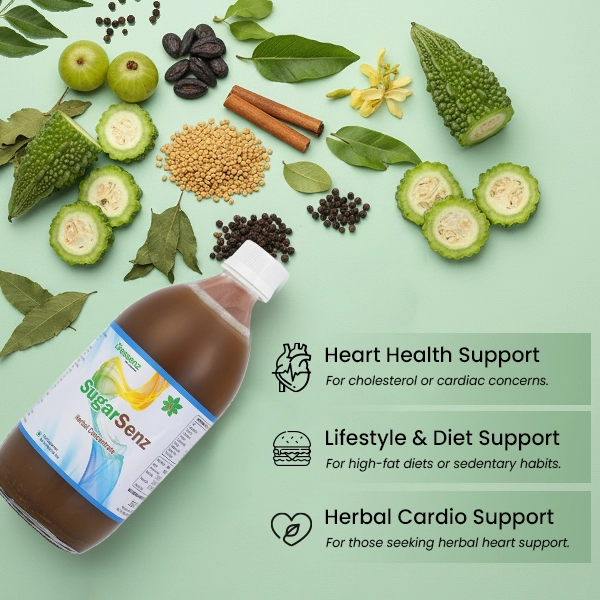 SugarSenz natural drink for sugar balance and an energy support for daily wellness in Tamil Nadu.